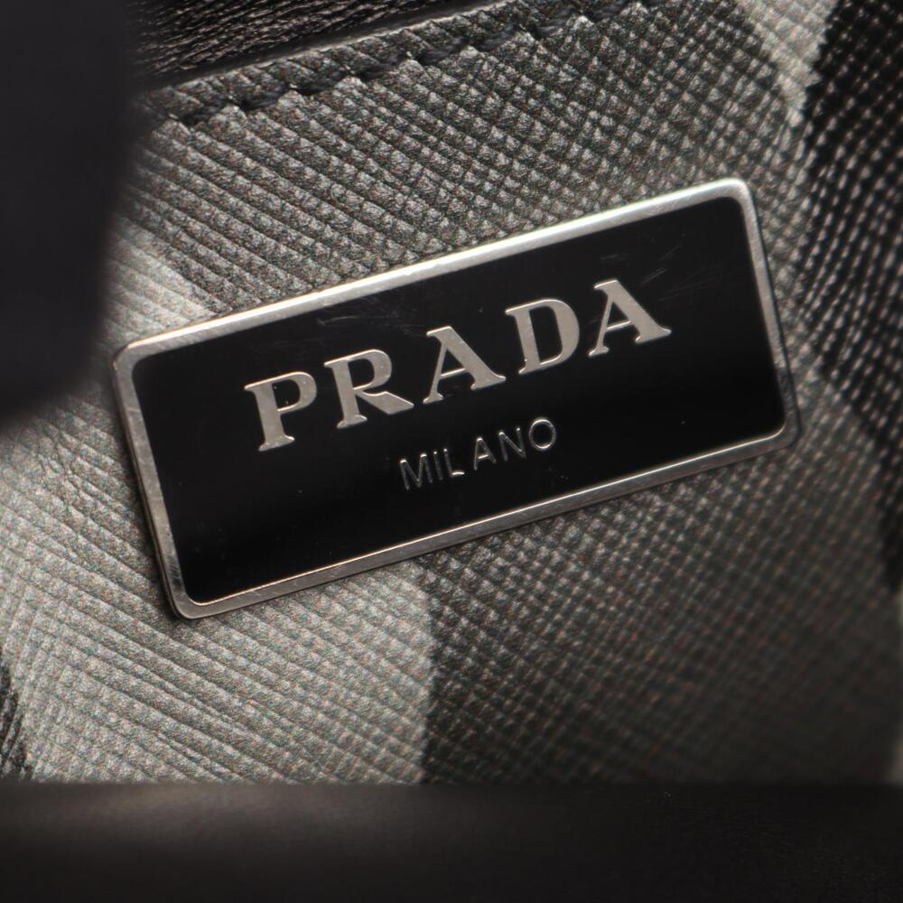 Prada handbag multicolor SOFT gray SAFFIANO leather - Picture 3 of 9